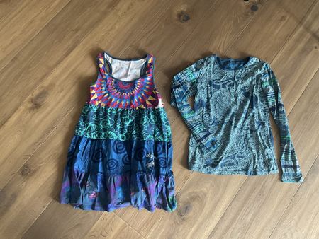 Kleid und Shirt Desigual , 9\10, 140